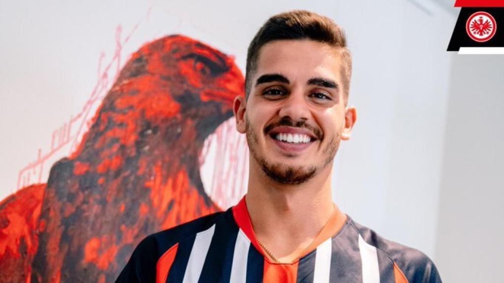 André Silva, con el Eintracht Frankfurt