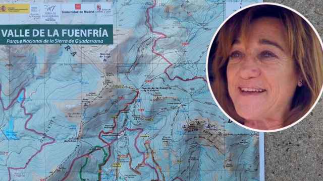Mapa que usan las autoridades en la batida para encontrar a Blanca Fernández Ochoa.