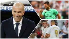 Zidane, Hazard, Bale y Benzema.