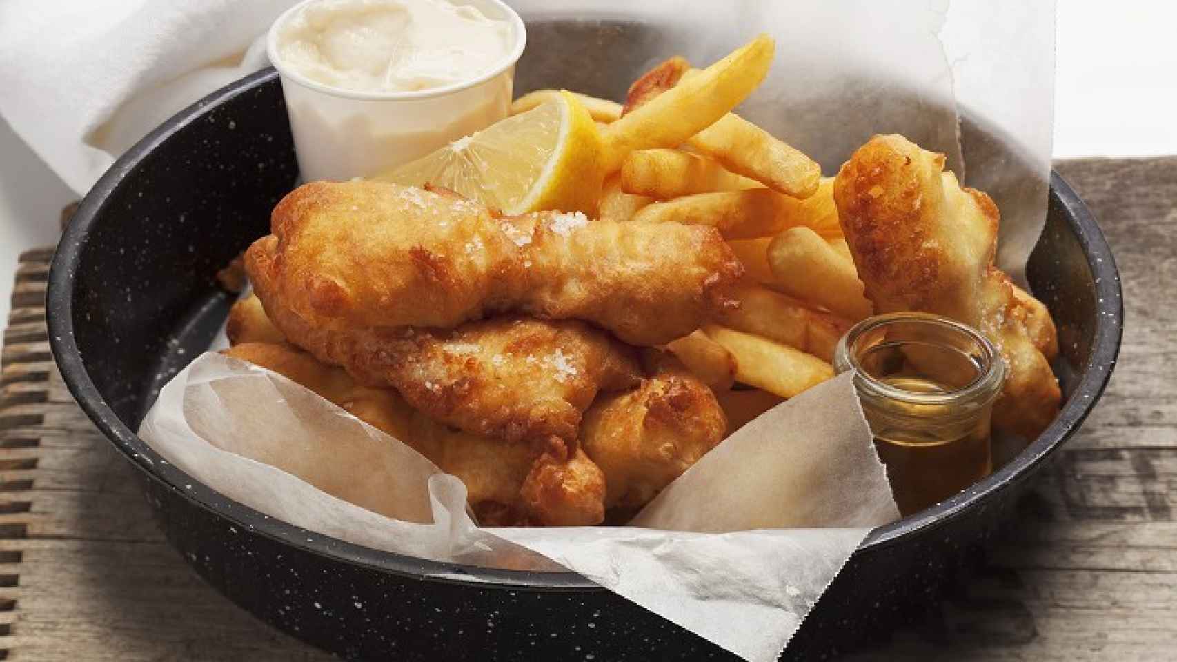 'Fish and chips', la comida británica por excelencia.