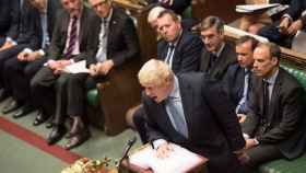 Boris Johnson en la Cámara de los Comunes