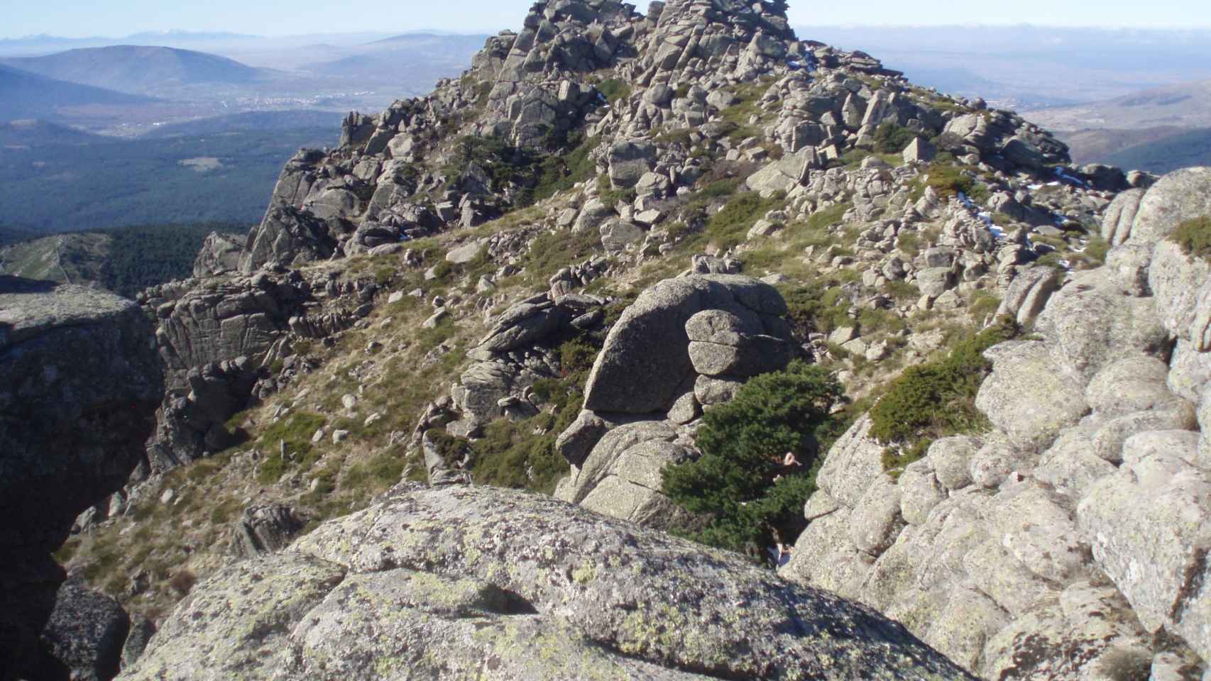 El Pico de la Peñota (Segovia), donde se ha encontrado el cadáver de una mujer.