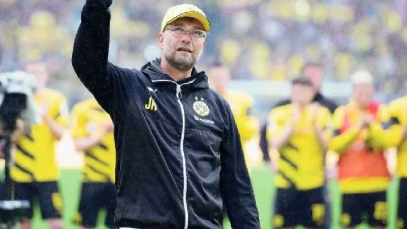 Jurgen Klopp en el Borussia Dortmund