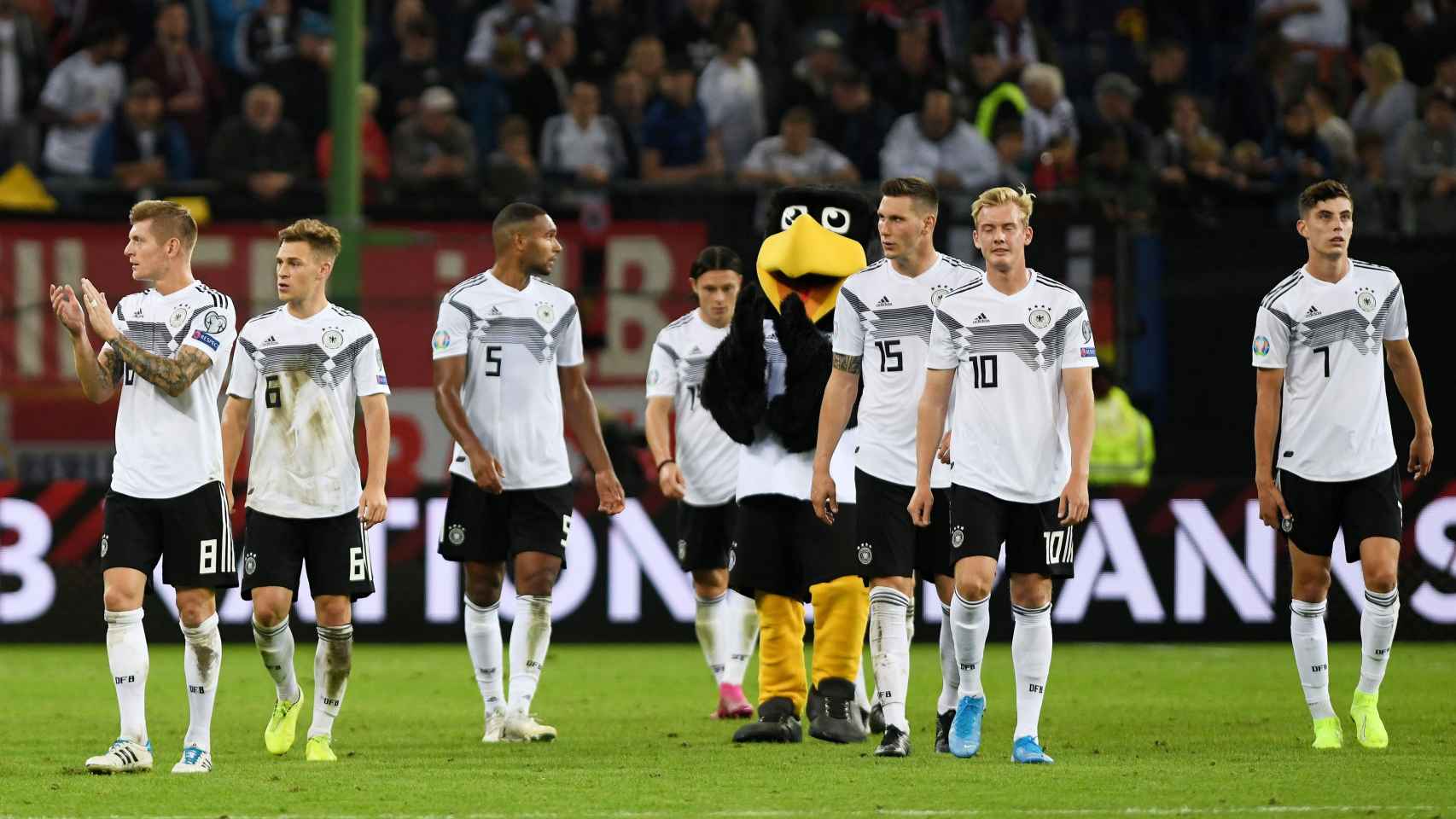 Alemania tras la derrota contra Holanda.