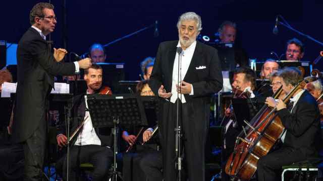 Plácido Domingo, este 28 de agosto en un concierto en Szeged (Hungría).