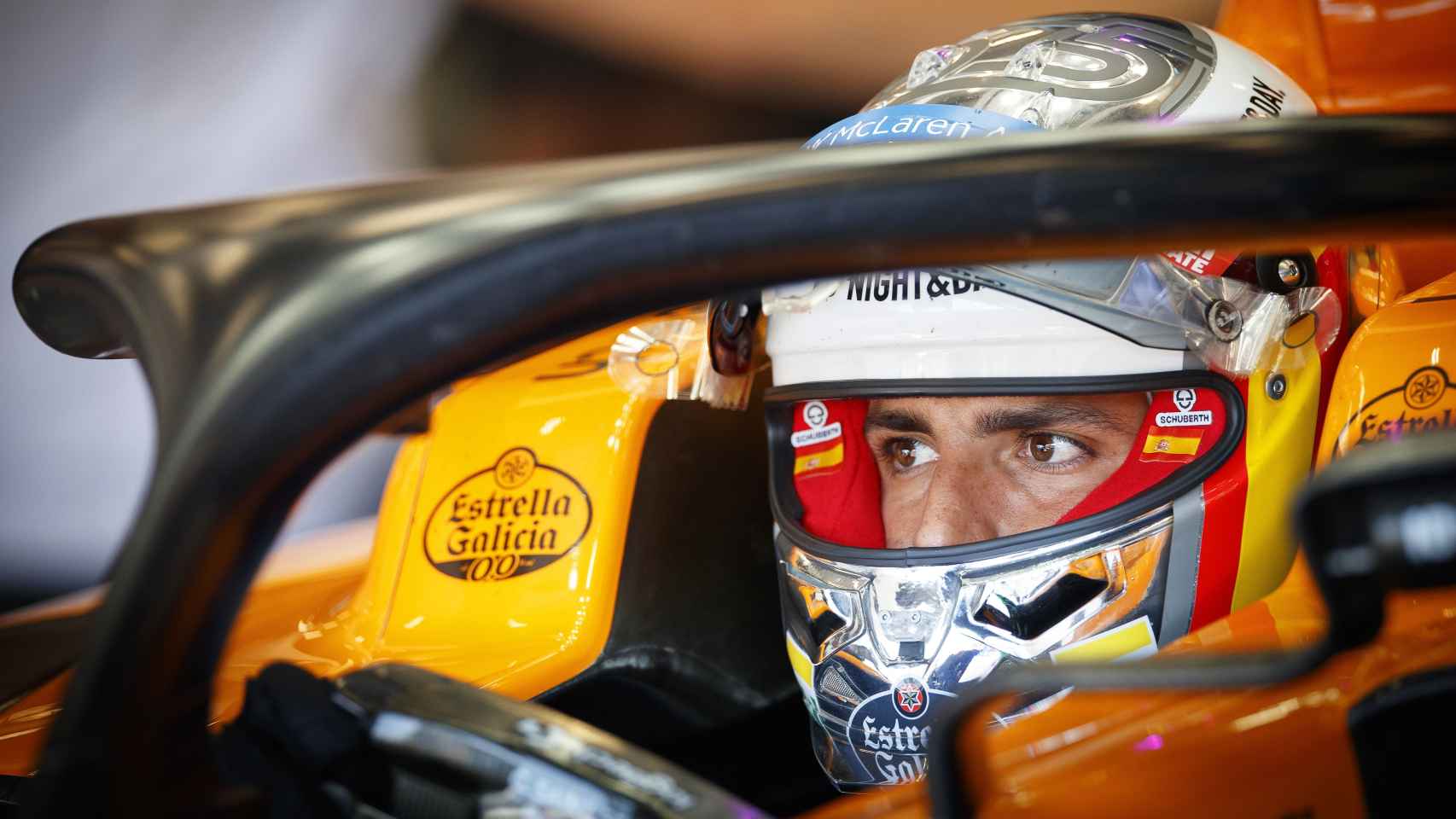 Carlos Sainz, en su McLaren