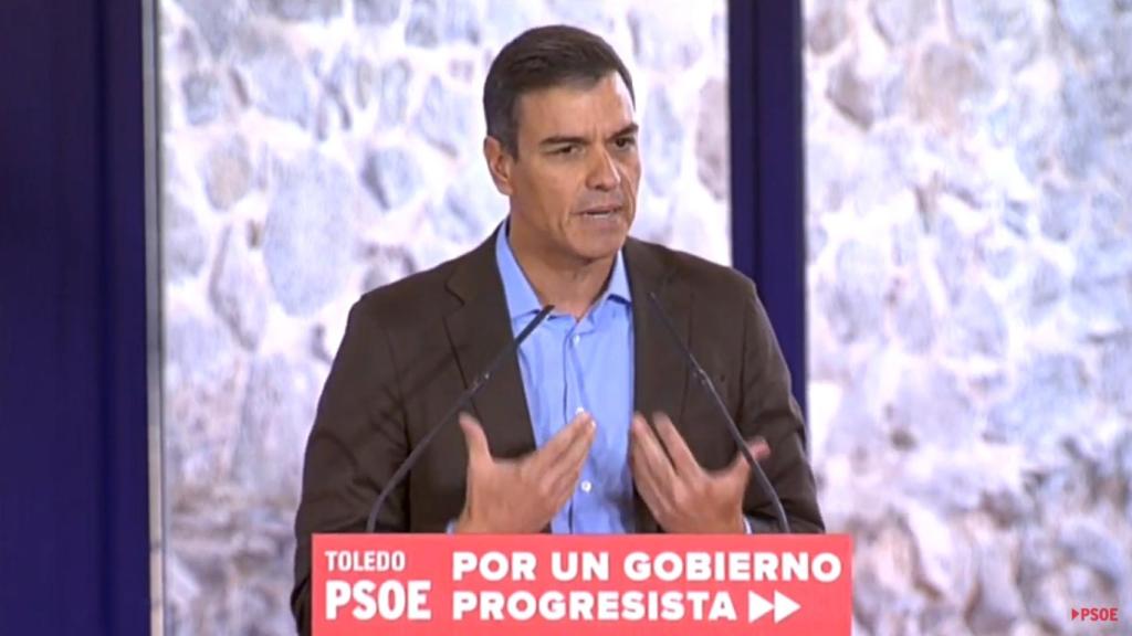 El presidente en funciones, en Toledo.