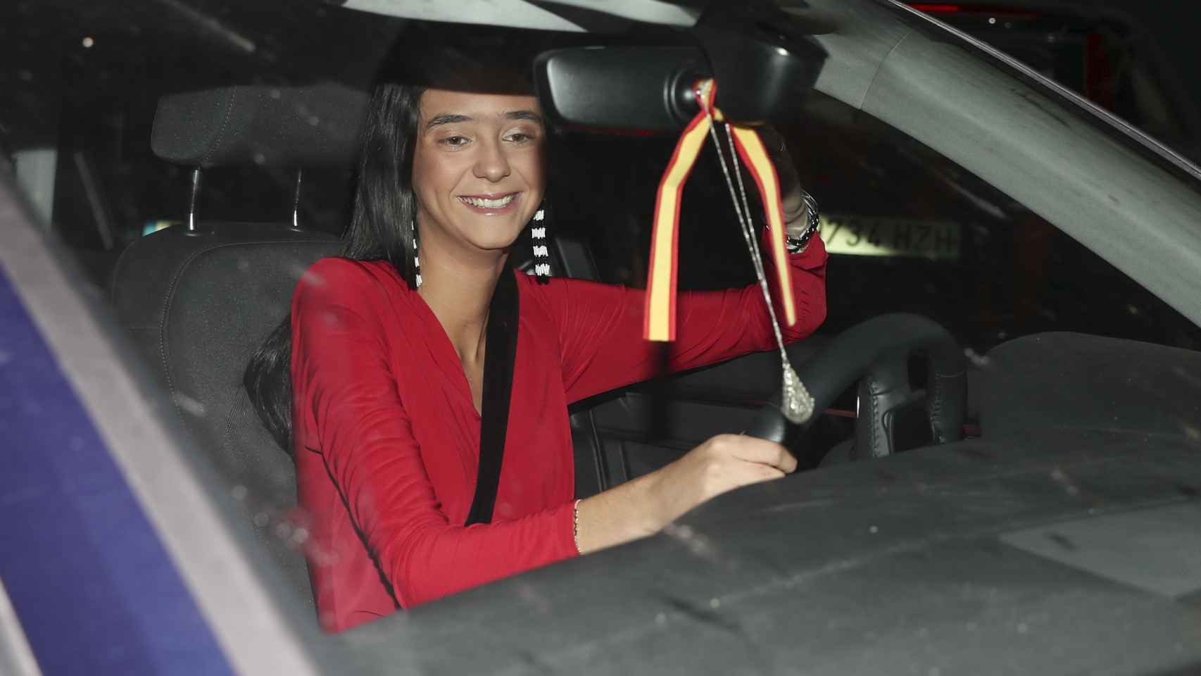 Victoria Federica conduciendo su propio coche.