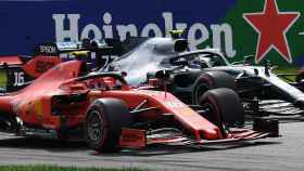 Leclerc, junto a Bottas en el Gran Premio de Italia