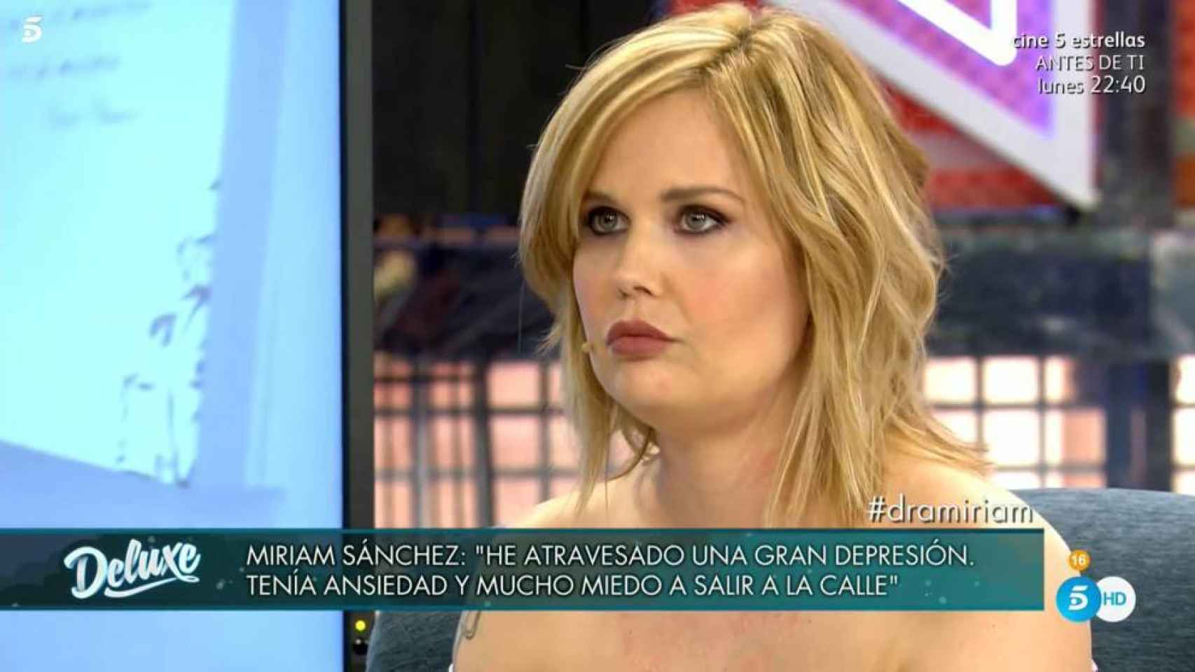 Miriam Sánchez, en 'Sábado Deluxe'.