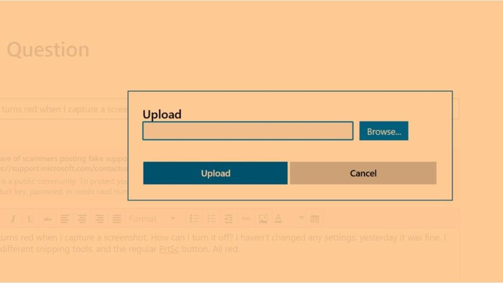 Captura fallida de Windows 10.