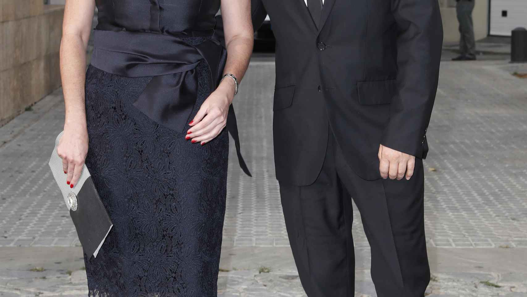 Susana Díaz junto a su pareja Jose Maria Moriche.