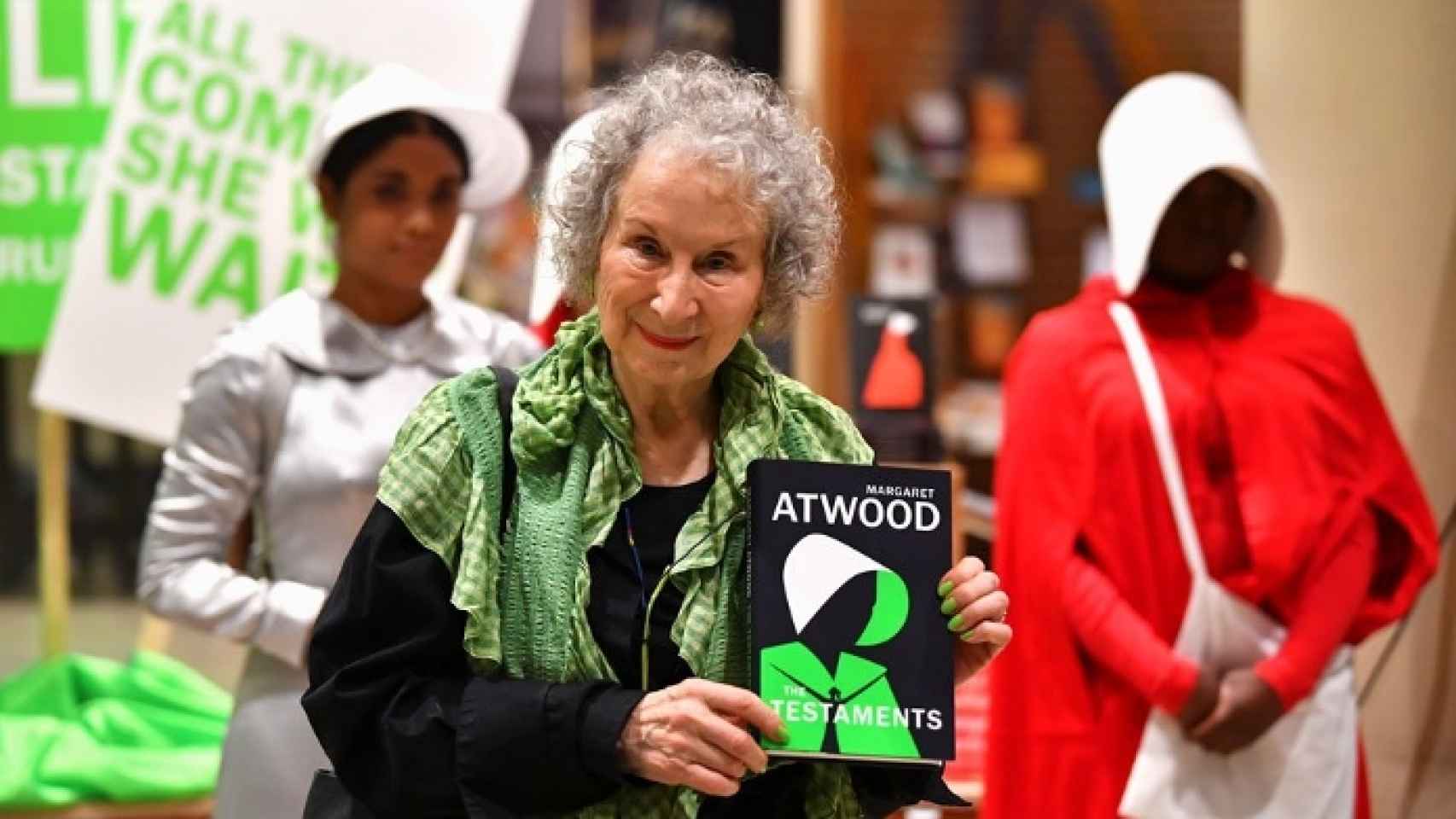 Atwood, durante la presentación en Londres