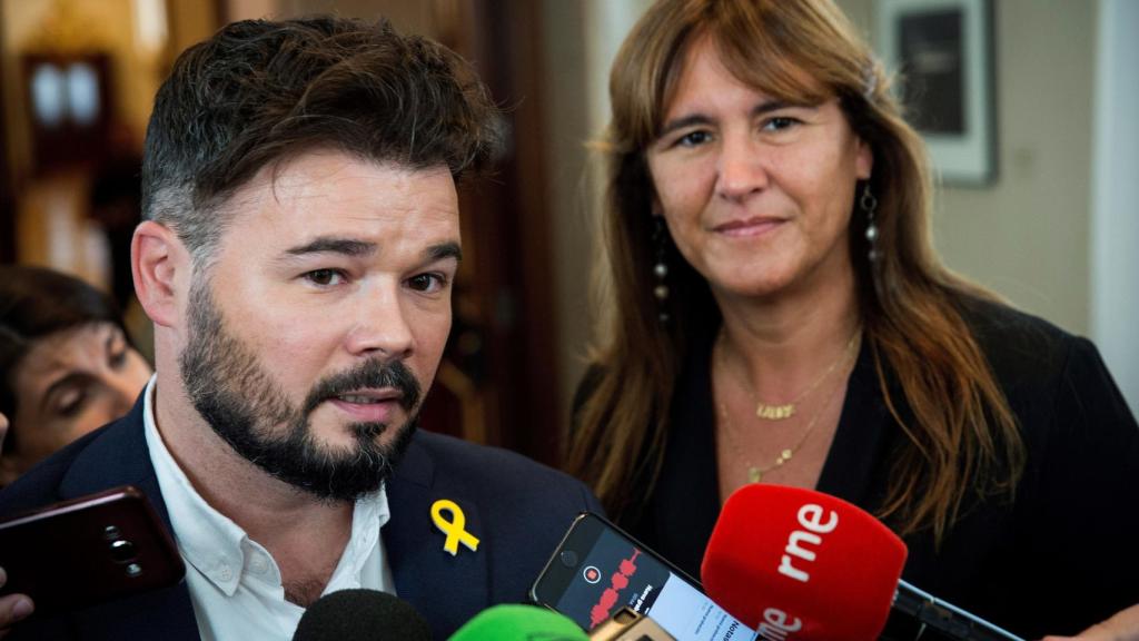 Gabriel Rufián, portavoz de ERC en el Congreso de los Diputados.