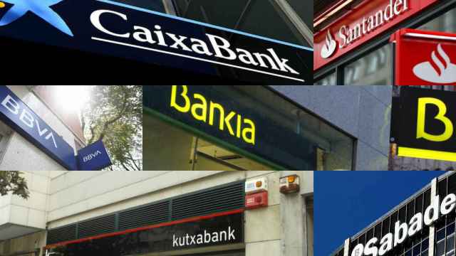 Logos de las principales entidades bancarias.