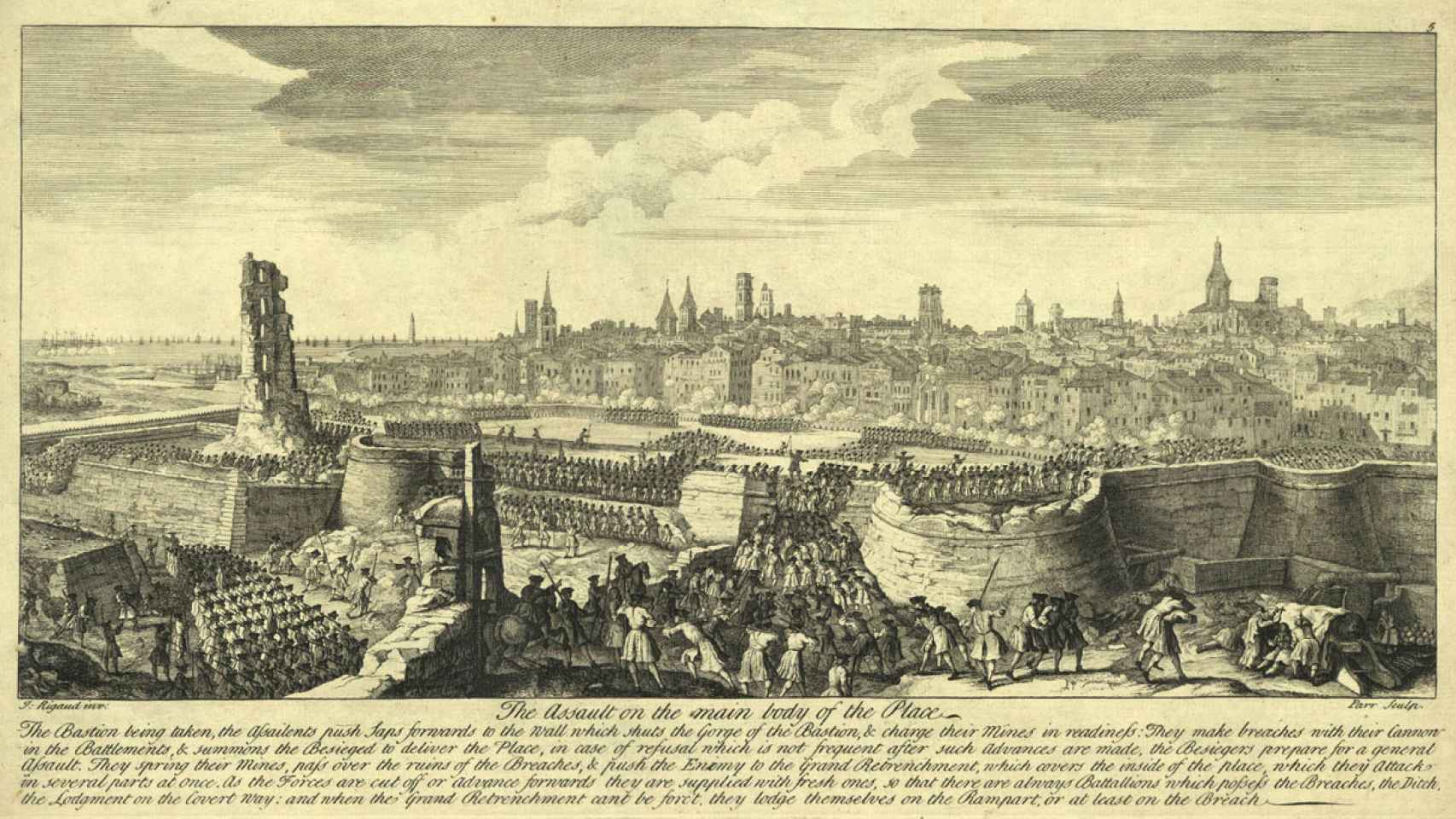 Asalto final de las tropas borbónicas sobre Barcelona (11 de septiembre de 1714).