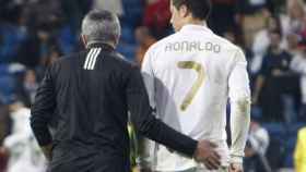 Mourinho y Cristiano Ronaldo en su época en el REal Madrid.