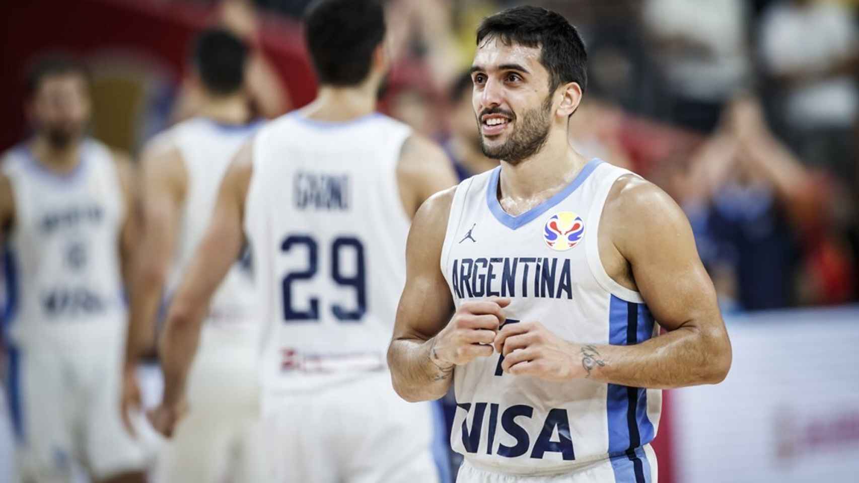 Campazzo, con la selección argentina, durante el Mundial de China