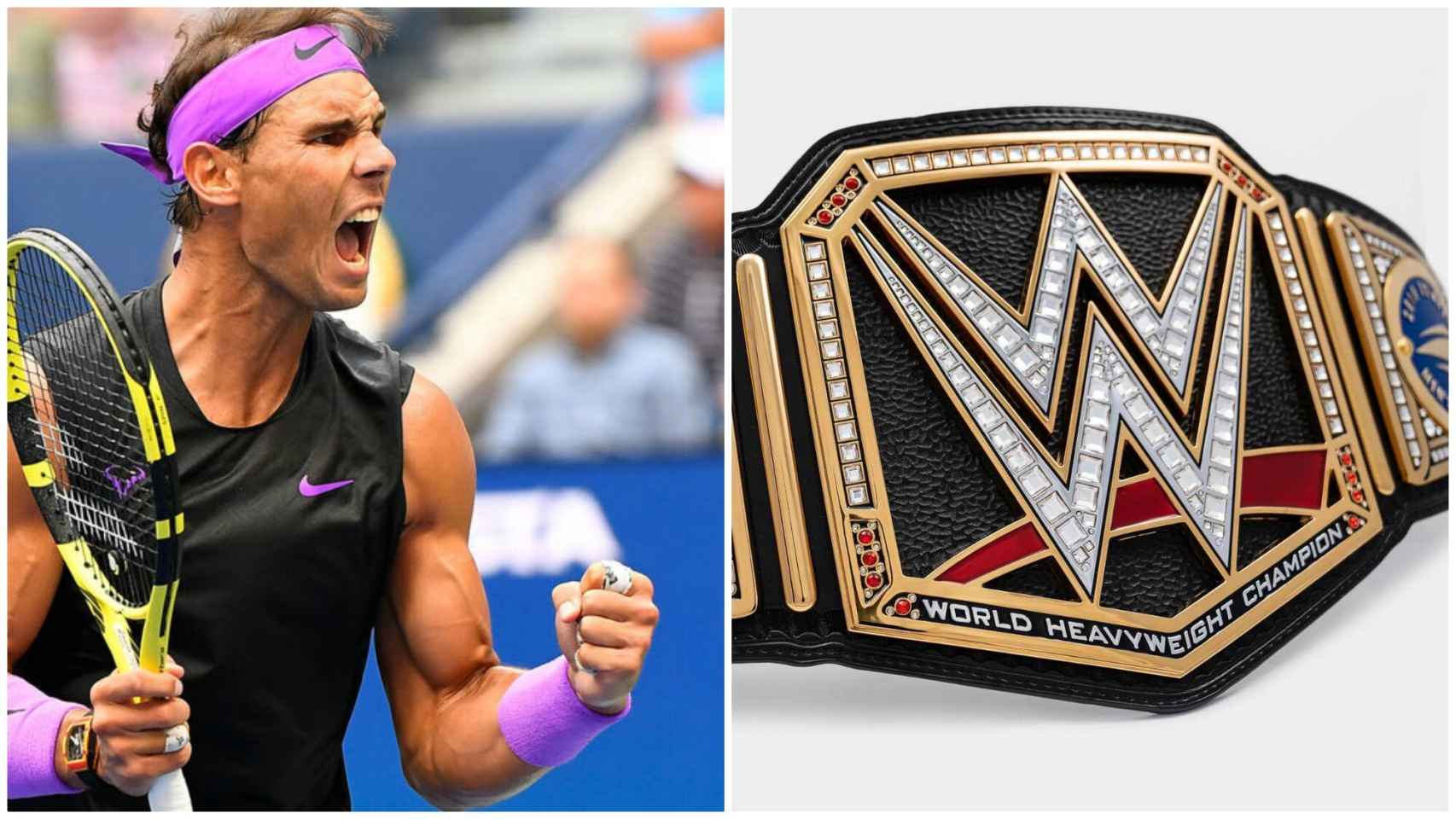 Rafa Nadal ya tiene el campeonato de la WWE tras ganar el US Open