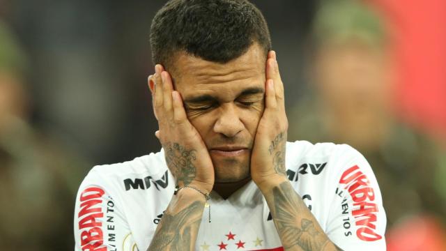 Dani Alves, con el Sao Paulo