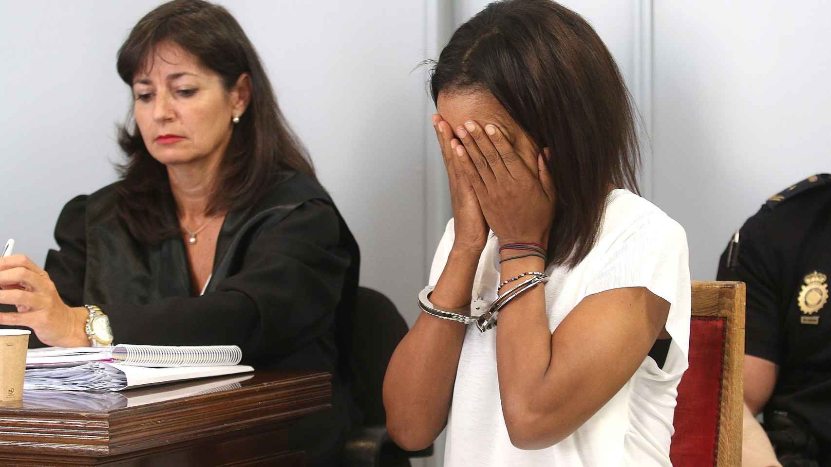 Ana Julia Quezada, durante la segunda sesión del juicio por la muerte de Gabriel Cruz.
