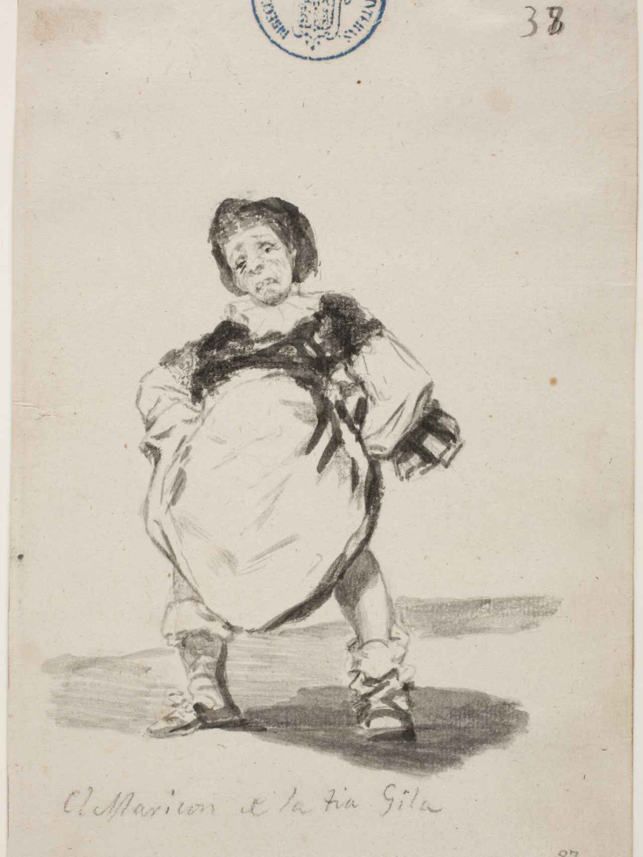 El maricónd e la tía Gila. Francisco de Goya.