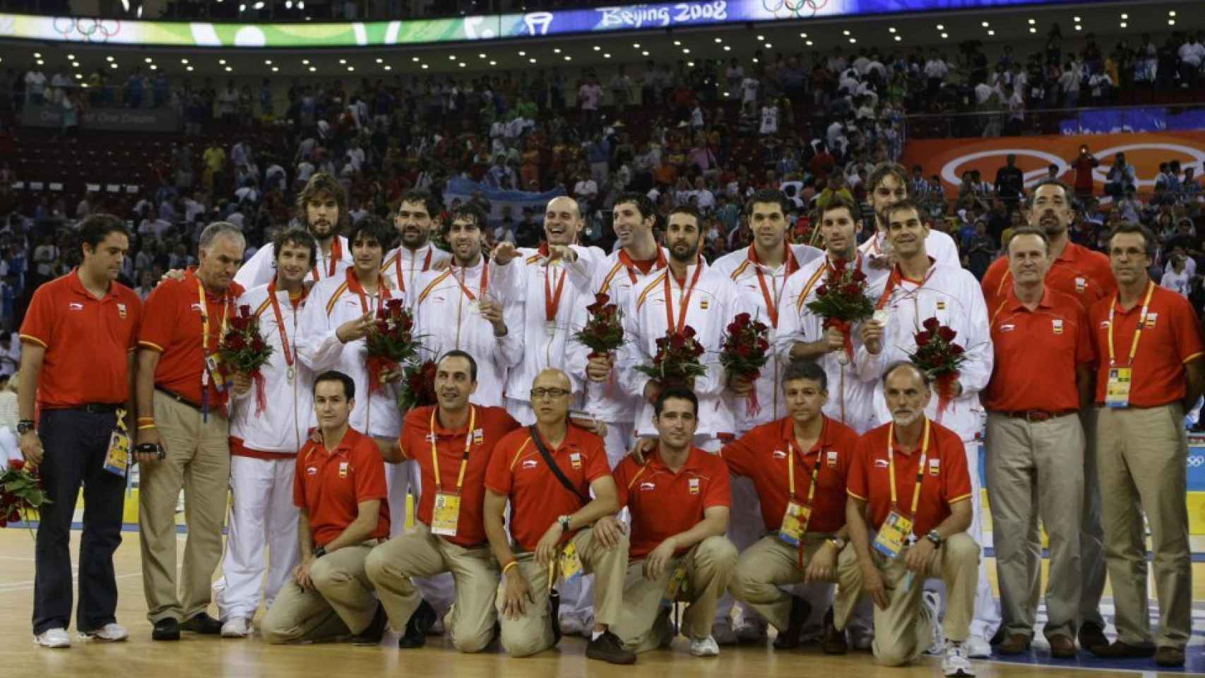 La selección española de baloncesto, plata en los Juegos Olímpicos de Pekín 2008