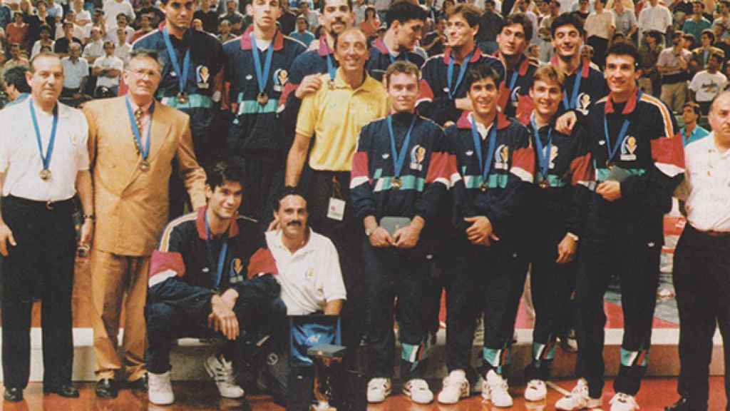 La selección española de baloncesto, bronce en el Eurobasket de 1991