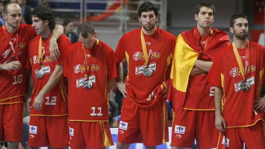 La selección española de baloncesto, plata en el Eurobasket de 2007
