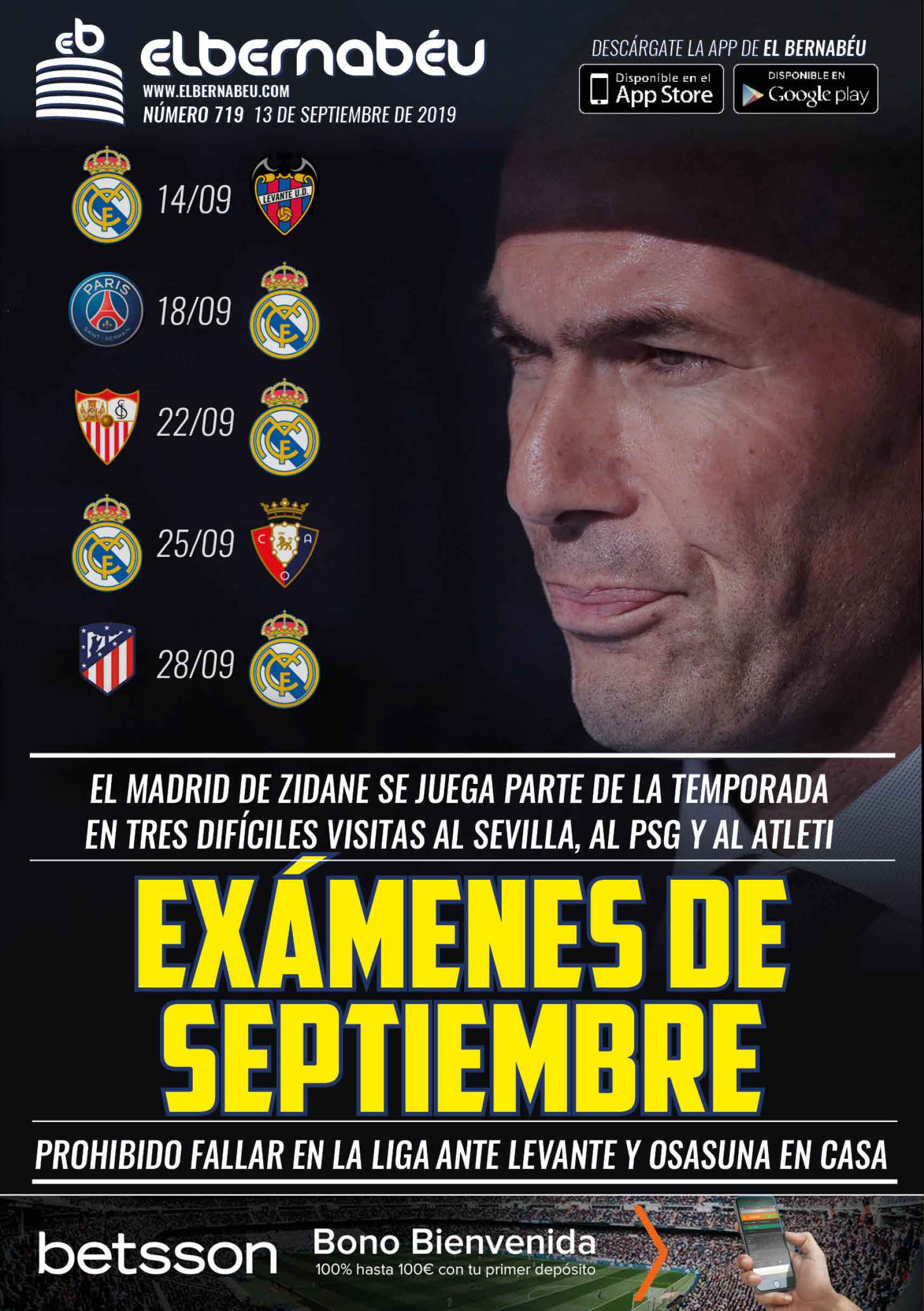 La portada de El Bernabéu (13/09/2019)