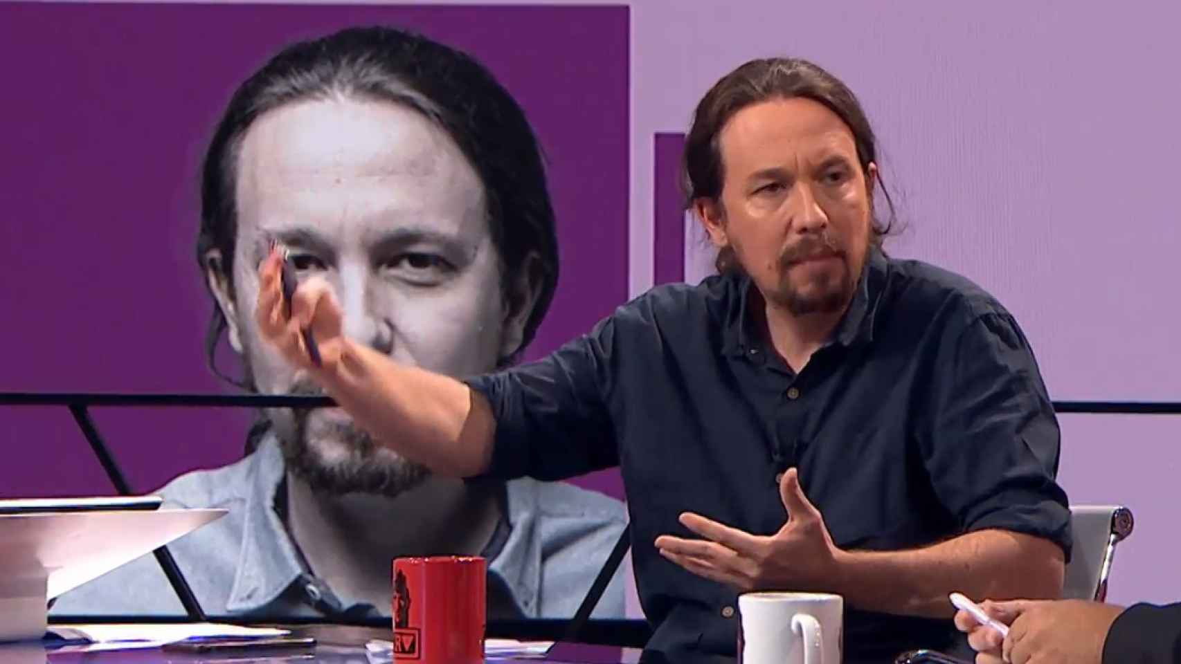 Pablo Iglesias, secretario general de Podemos, en La Sexta.
