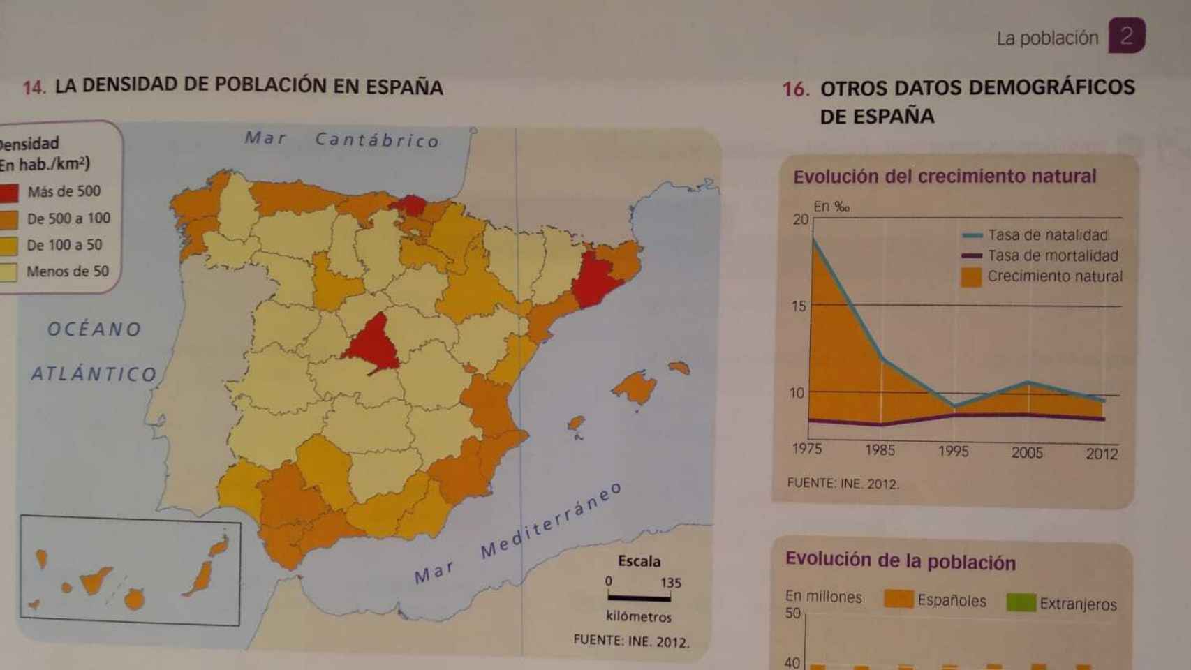 Mapa del libro de la princesa Leonor. El mapa de España, dividido en provincias y comunidades.