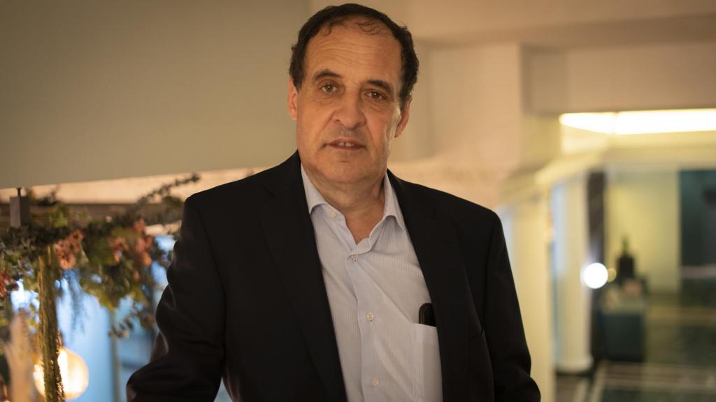 José María Múgica en el Hotel Continental de Madrid.