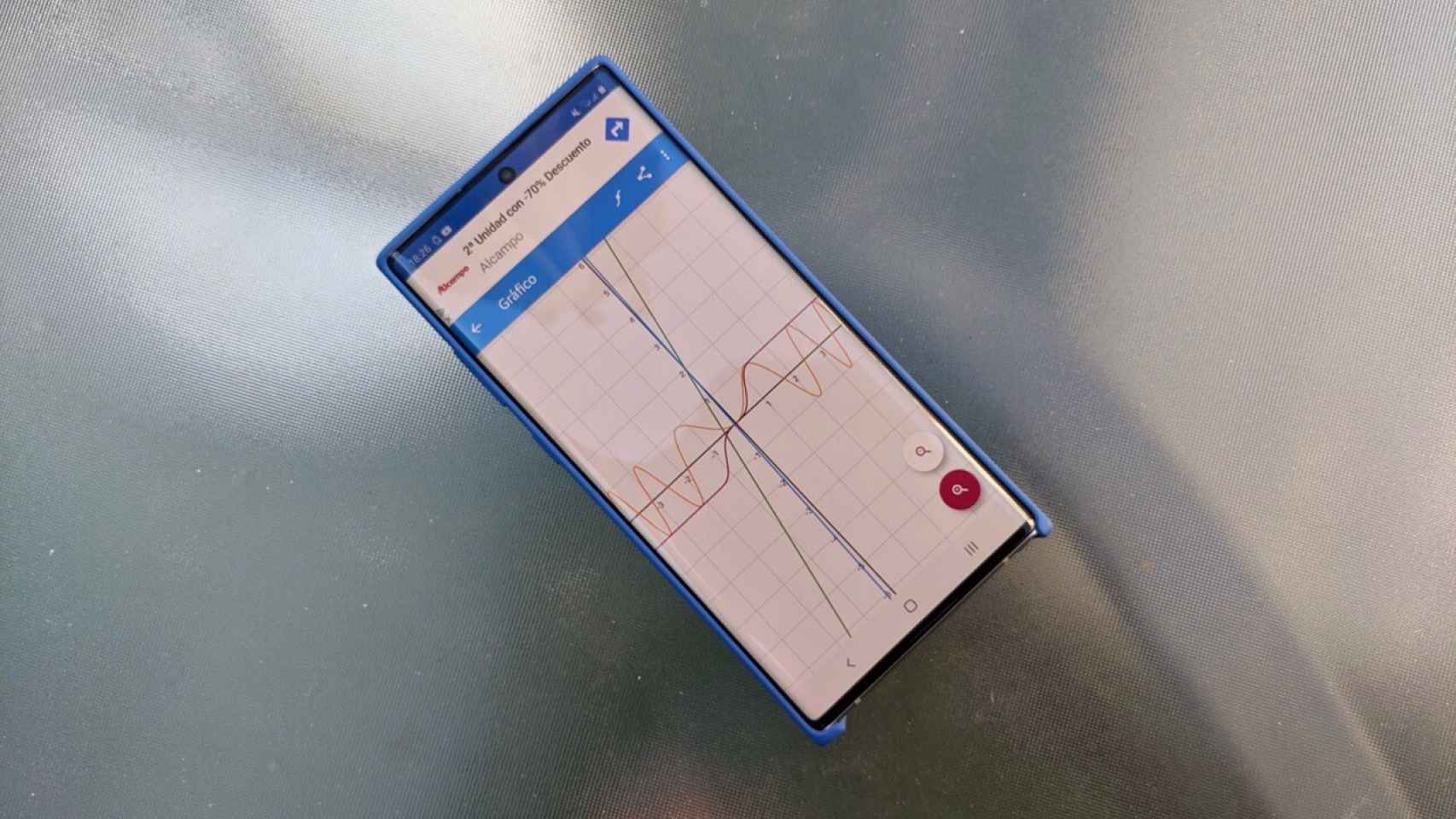 Esta app de calculadora científica es genial para crear gráficas