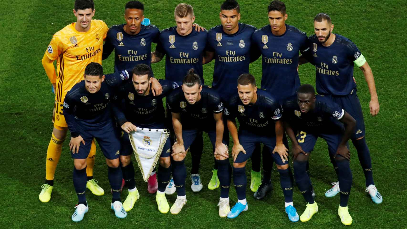 Los once titulares del Real Madrid ante el PSG en el estreno de la Champions 2019/20