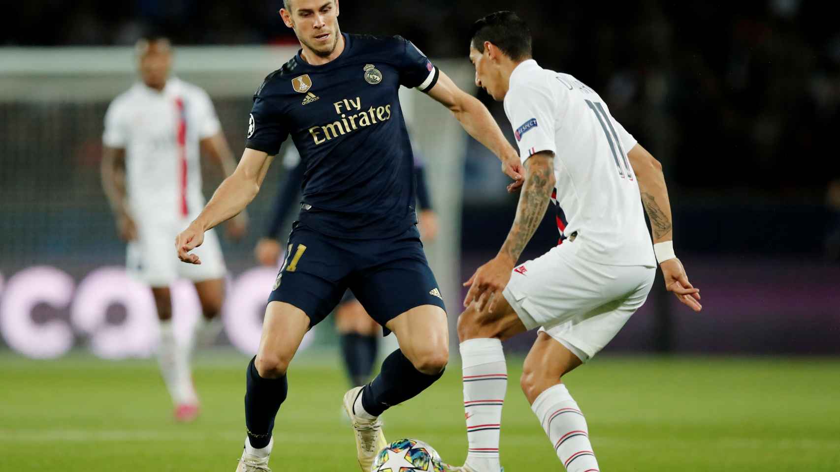 Bale presionando a Di María