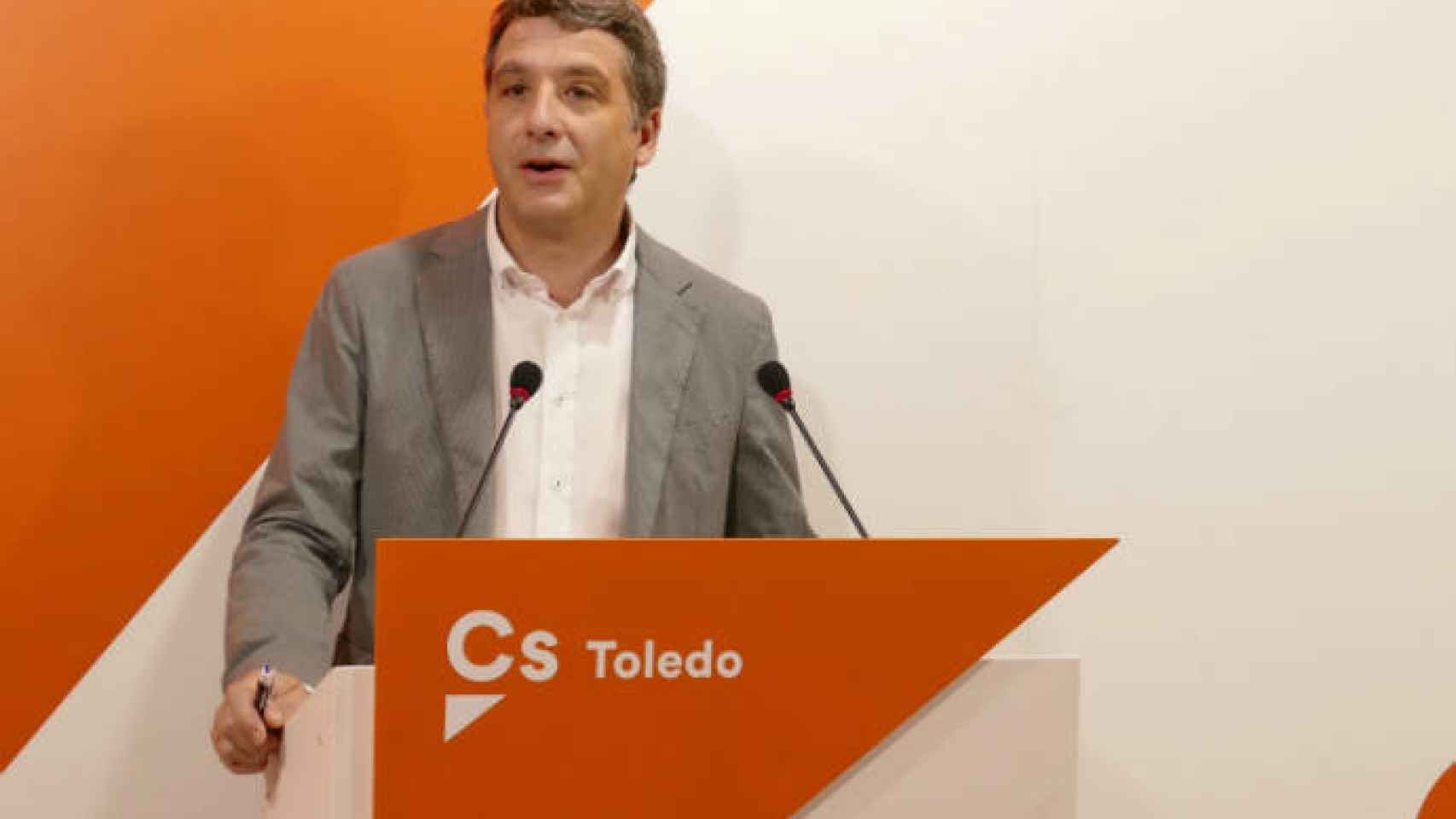 Esteban Paños es portavoz de Cs en el Ayuntamiento de Toledo