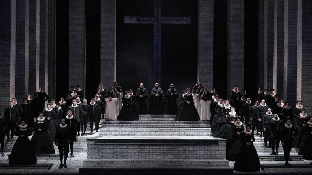 Un momento de Don Carlo, en el Teatro Real.