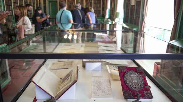 La biblioteca del Palacio de Liria, uno de los grandes atractivos de la visita.