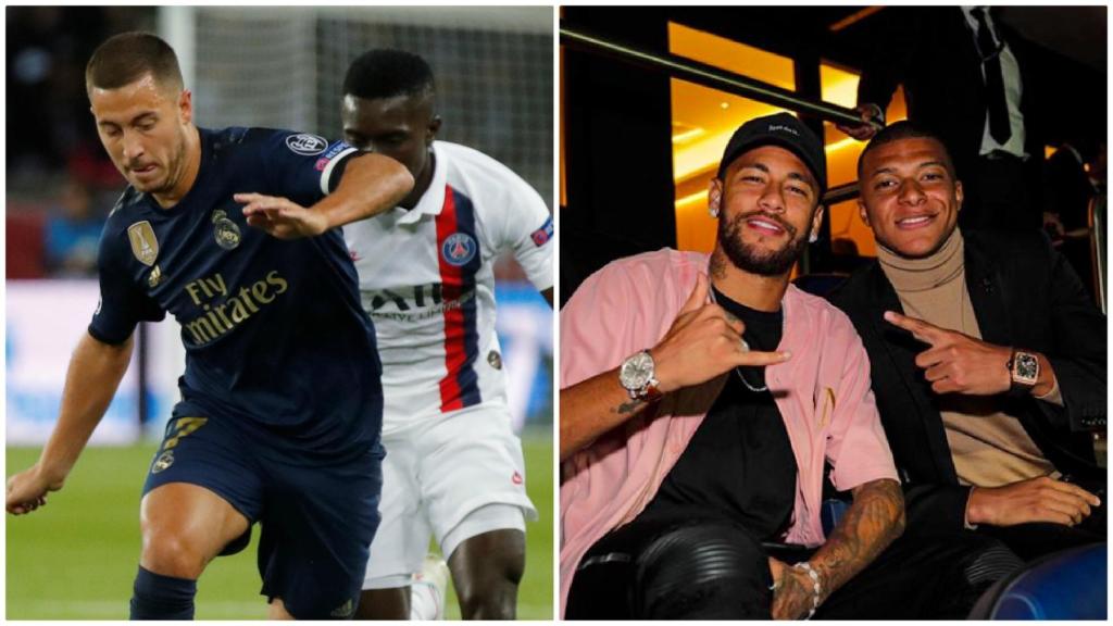 El regalo especial de Hazard a Mbappé tras el PSG - Real Madrid