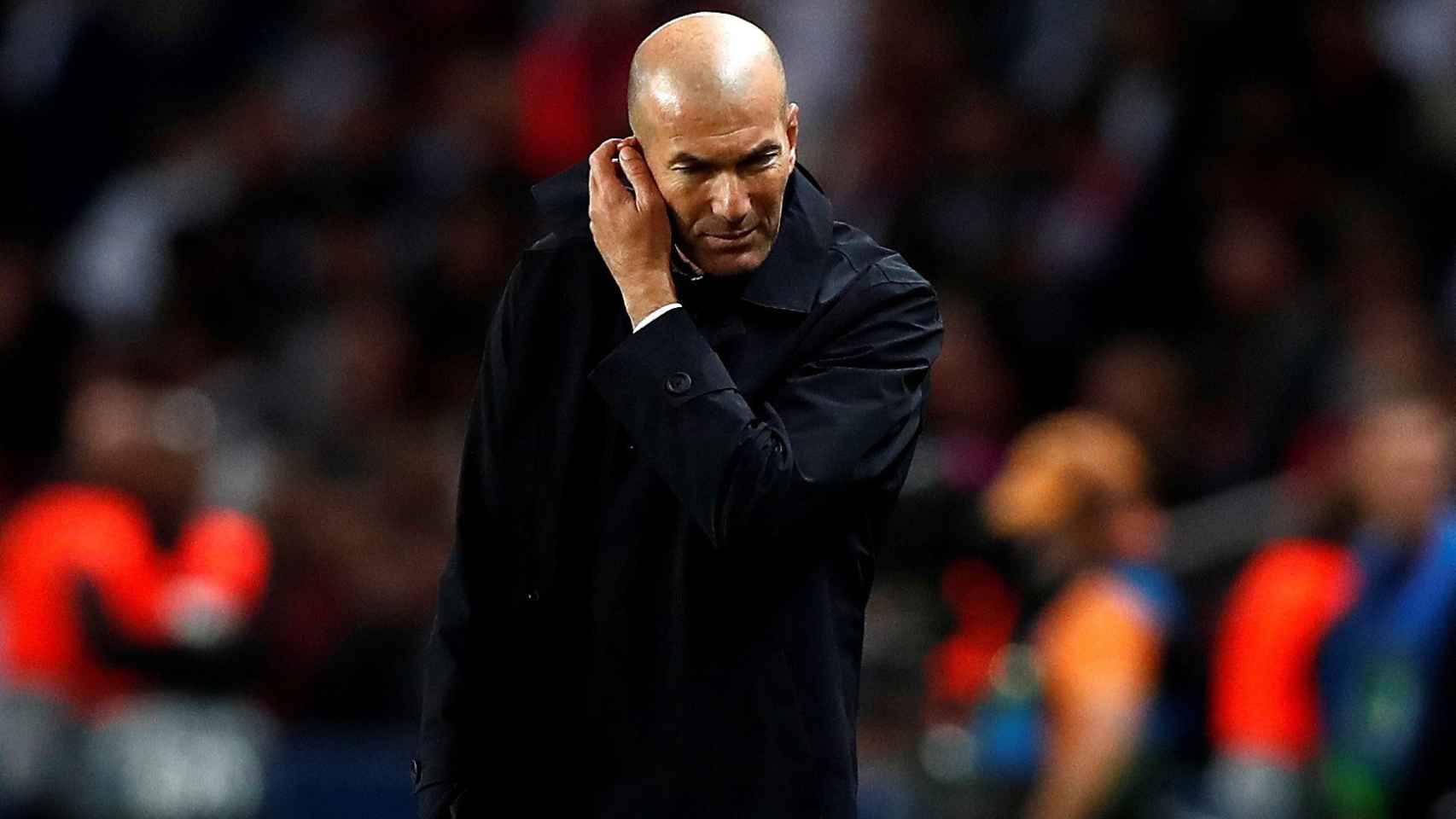 Zidane, con el Real Madrid