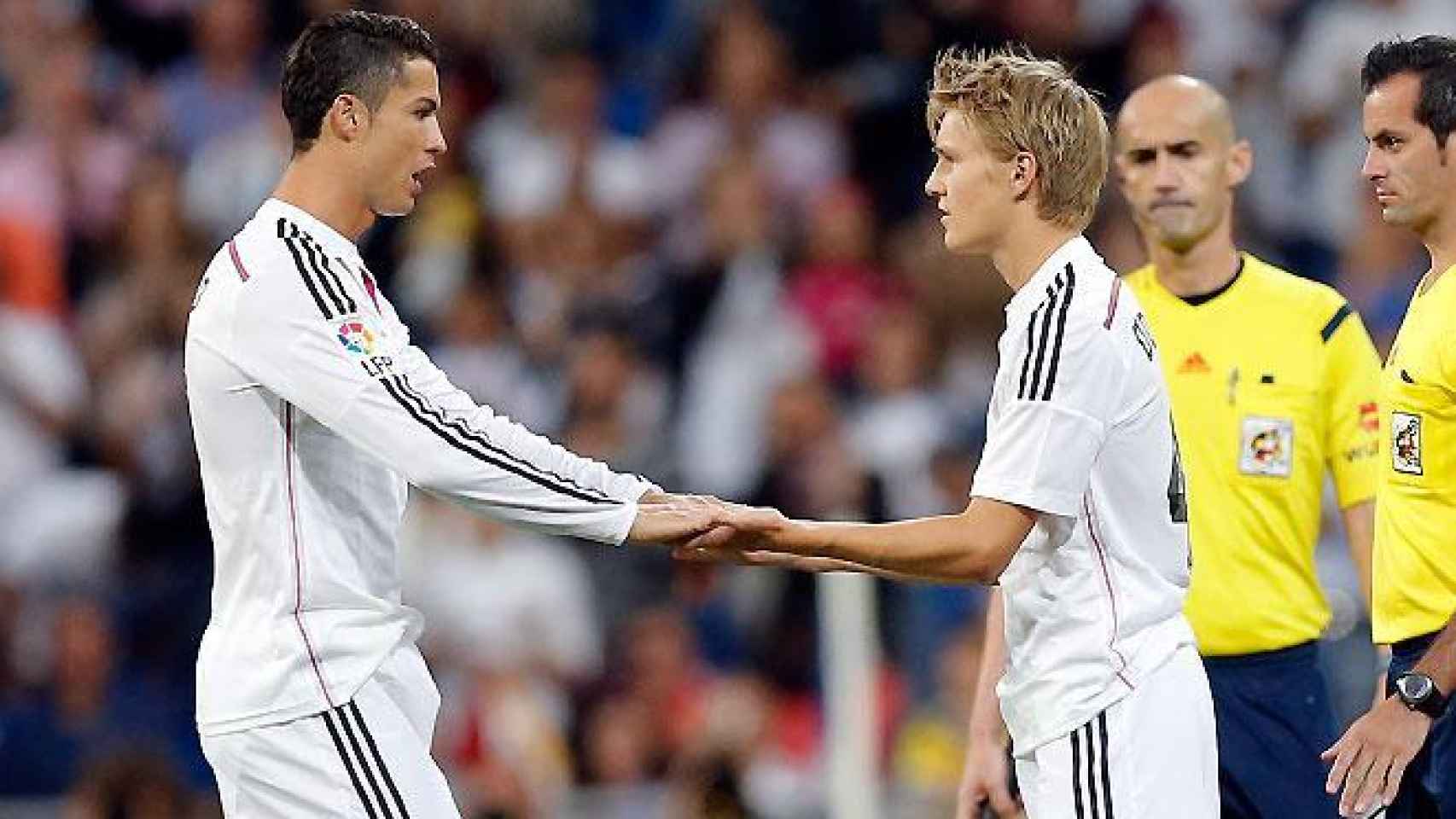 Debut de Odegaard con el Real Madrid en 2015. Foto (realmadrid.com)