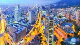 Imagen de la capital colombiana, Bogotá, en pleno apogeo económico y de innovación.