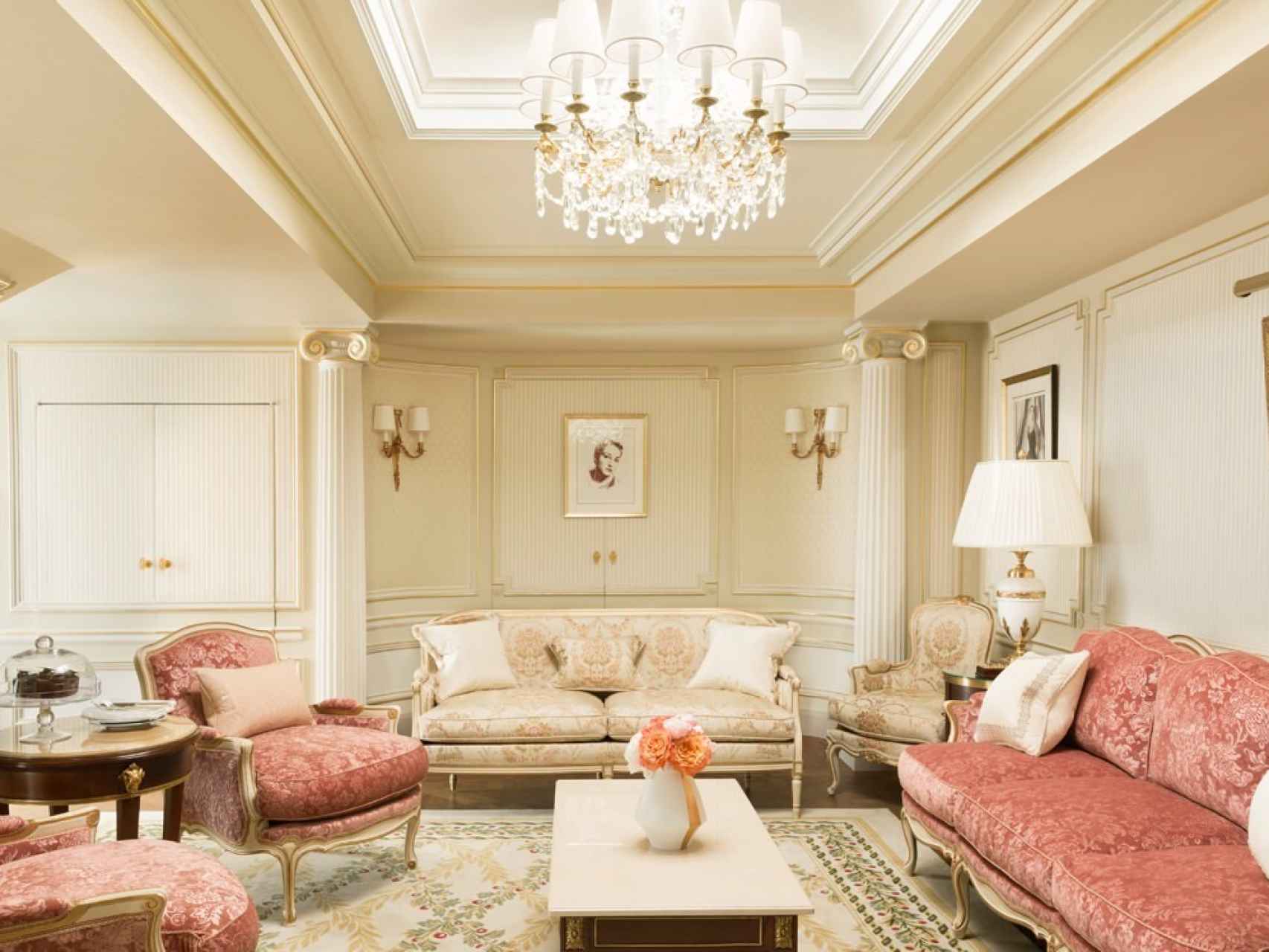 Suite de María Callas, otra de las divas que dan nombre a una de las estancias del Ritz París.