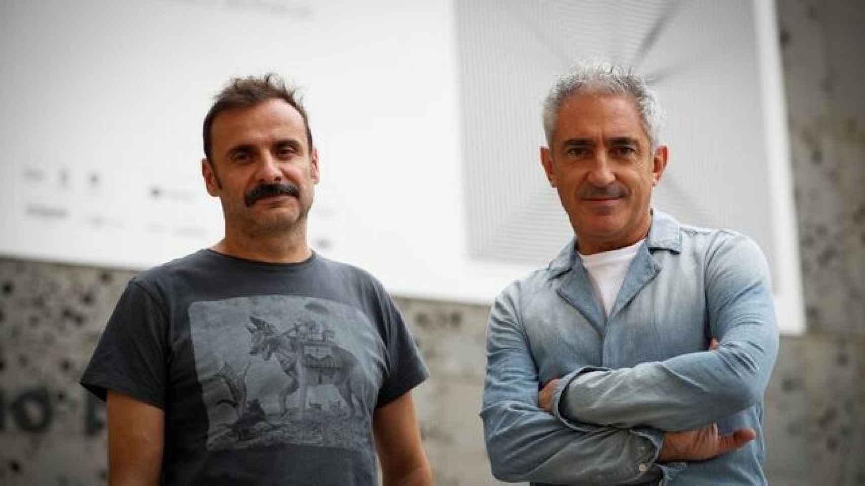 Jon Sistiaga y Alfonso Cortés-Cavanillas, directores del documental.