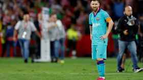 Messi, durante el Granada - Barcelona