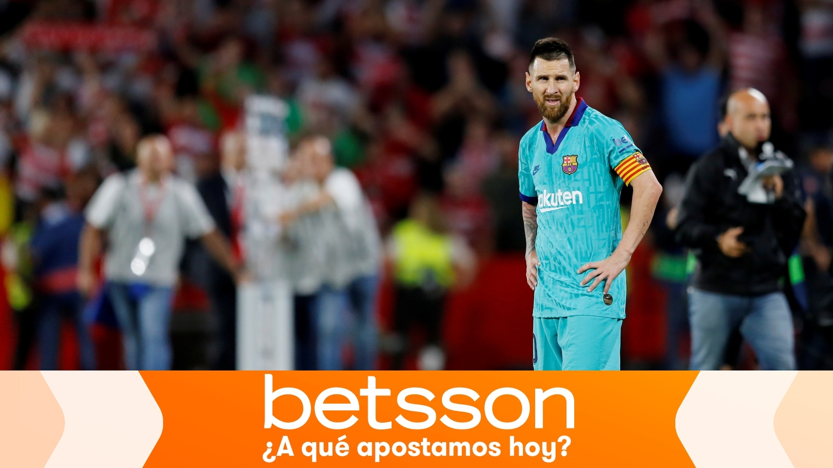 Leo Messi, en el partido del Barcelona ante el Granada