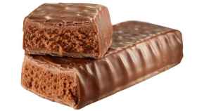 Barras de proteínas con sabor a chocolate.