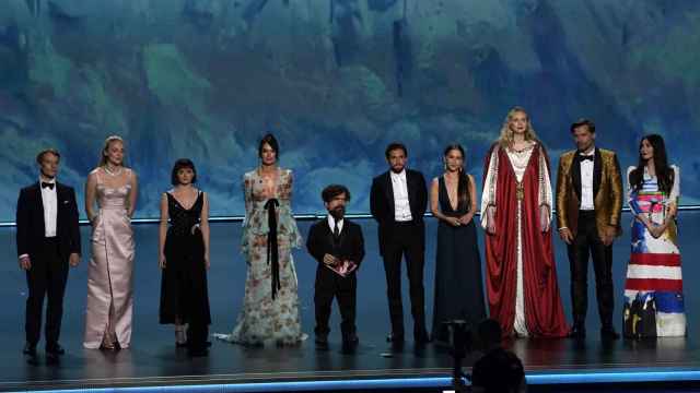 El reparto de Juego de Tronos en la gala de los Emmy.