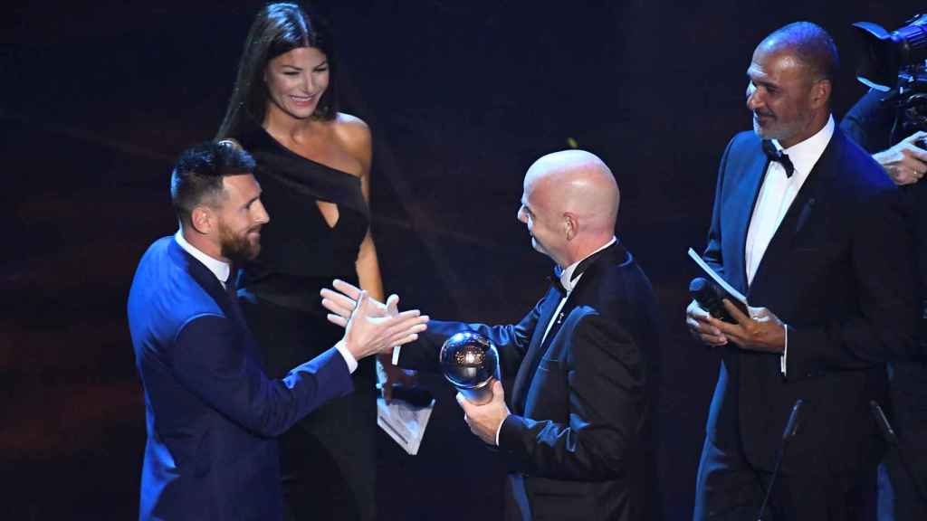Messi recibe el Premio The Best 2019